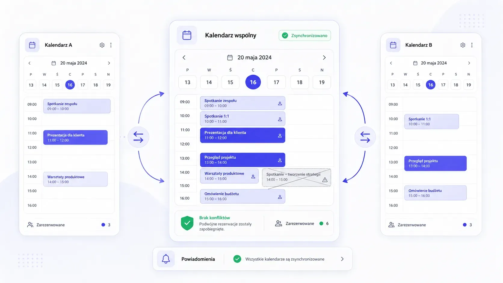 Kalendarz Google i Outlook: koniec z podwójnymi rezerwacjami